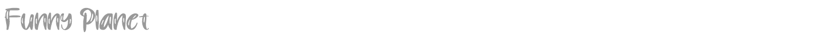 Funny Planet font preview